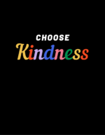 choose kindness printed t shirt online men