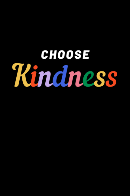 choose kindness printed t shirt online men