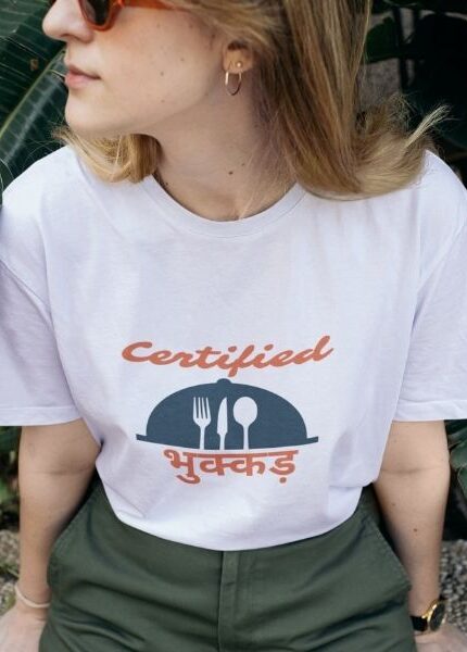 Certified bhukkad women t shirt