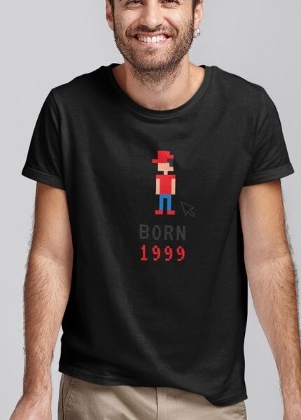 born in 1999 t shirt printed men tees