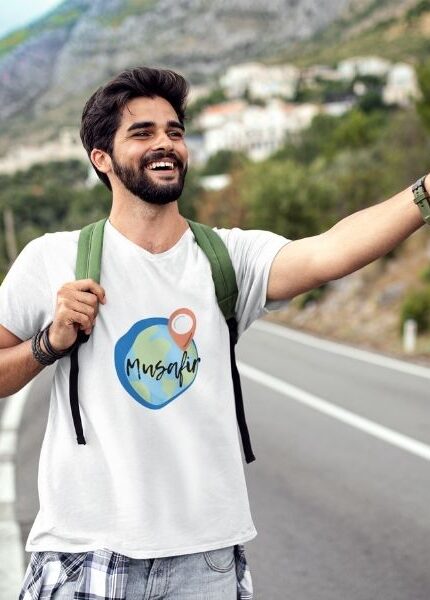 printed graphic t shirt travel