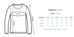 viral print sweatshirt size guide