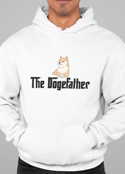The Dogefather crypto wear hoodie tshirt